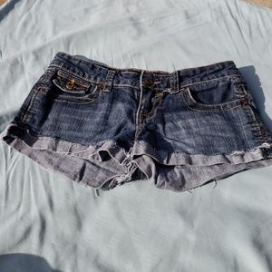 Guess jean short shorts small tiny bottoms